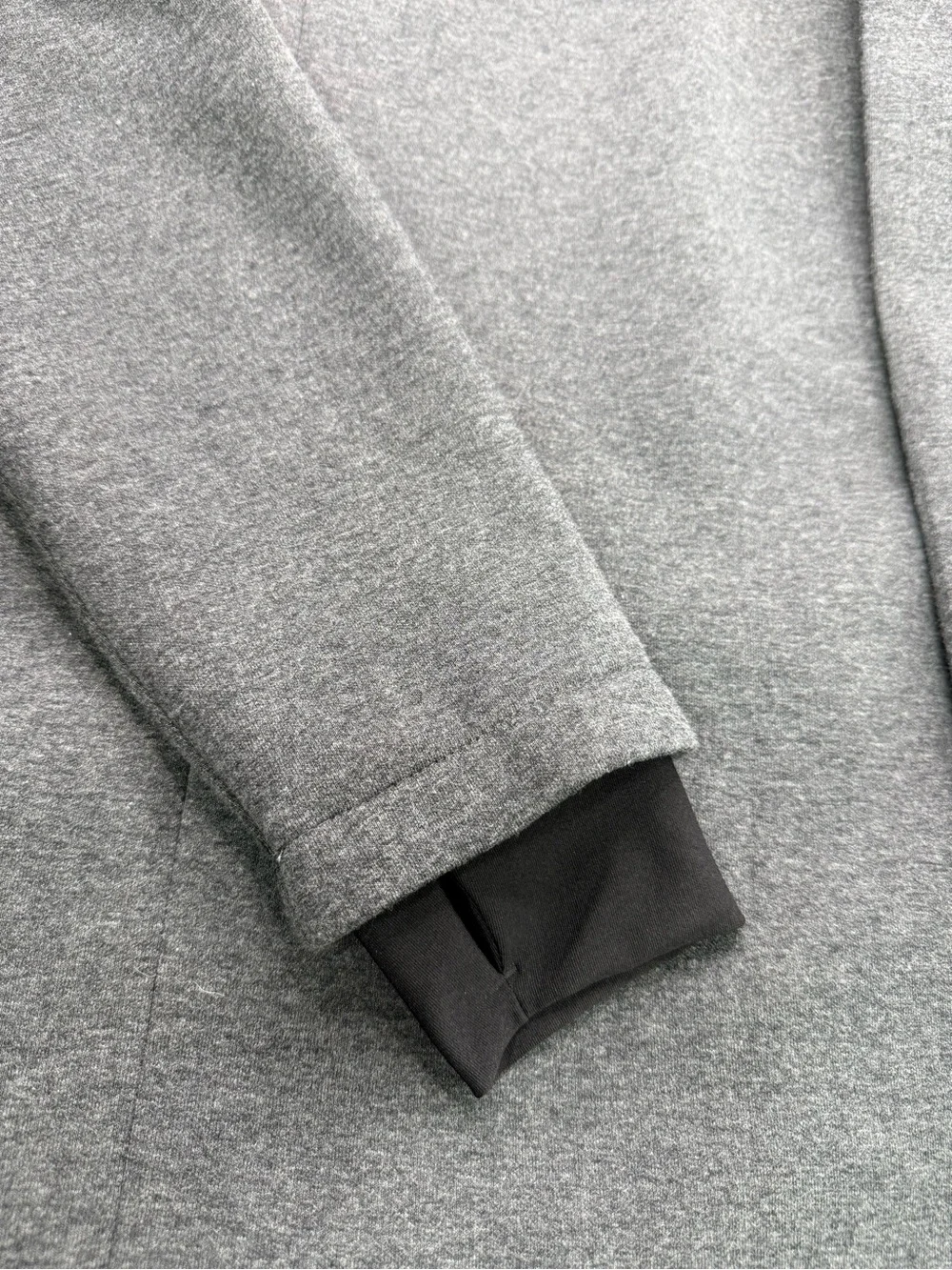Mondetta Gray Knit Sweatshirt Cardigan Pockets Size Large